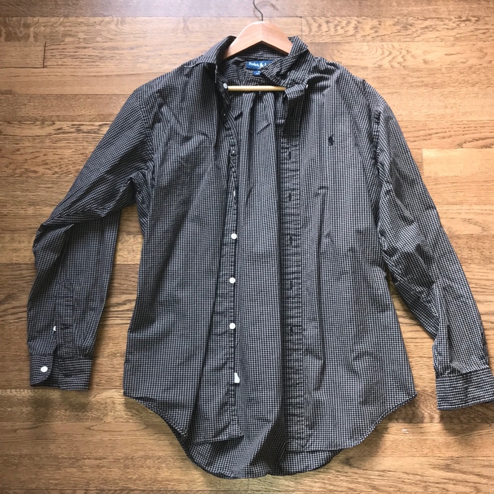 Men’s medium polo shirt long sleeve